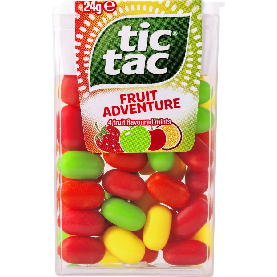 Tic Tac Fruit Adventure Mints