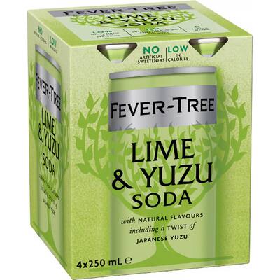 fever tree soda lime & yuzu