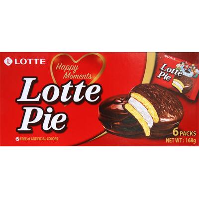 lotte pie chocolate