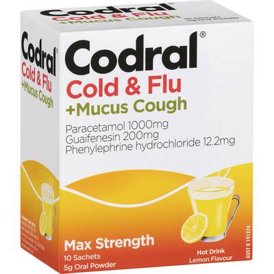 codral relief cold remedy 6 signs hot drink