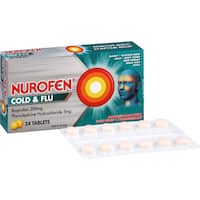 nurofen cold & flu ibuprofen & pe decongestant tablets