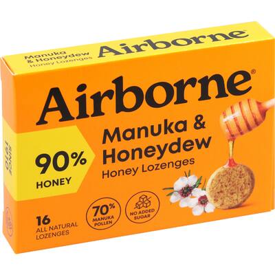 airborne lozenges manuka & honeydew