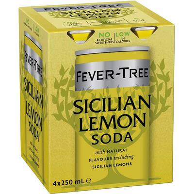 fever tree soda sicilian lemon