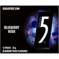 5 gum sugar free chewing gum blueberry