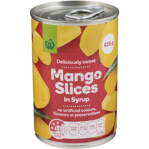 Woolworths Mango Slices In Syrup