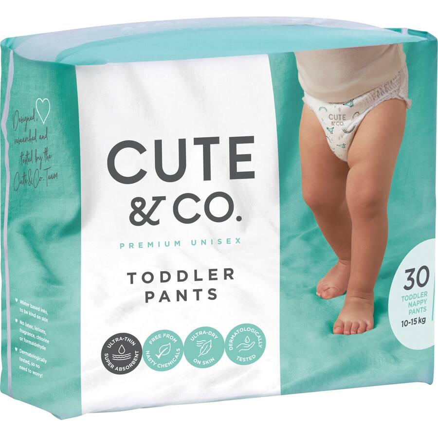 Cute & Co Nappy Pants Toddler 10-15Kg