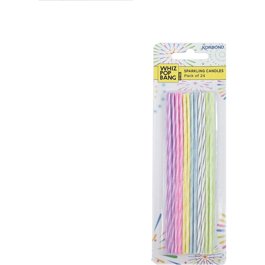 Whiz Pop Bang Candles Sparkling