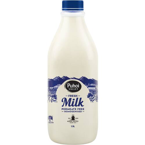 Puhoi Valley Milk Standard Homogenised