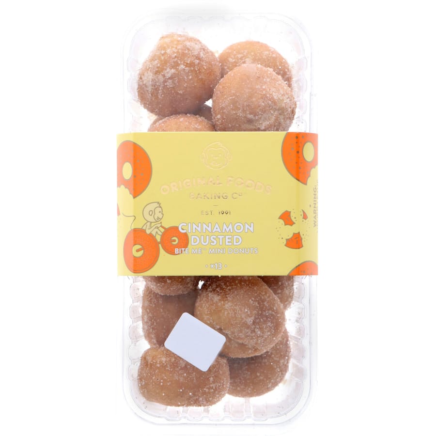 Original Foods Donuts Cinnamon Dusted Minis