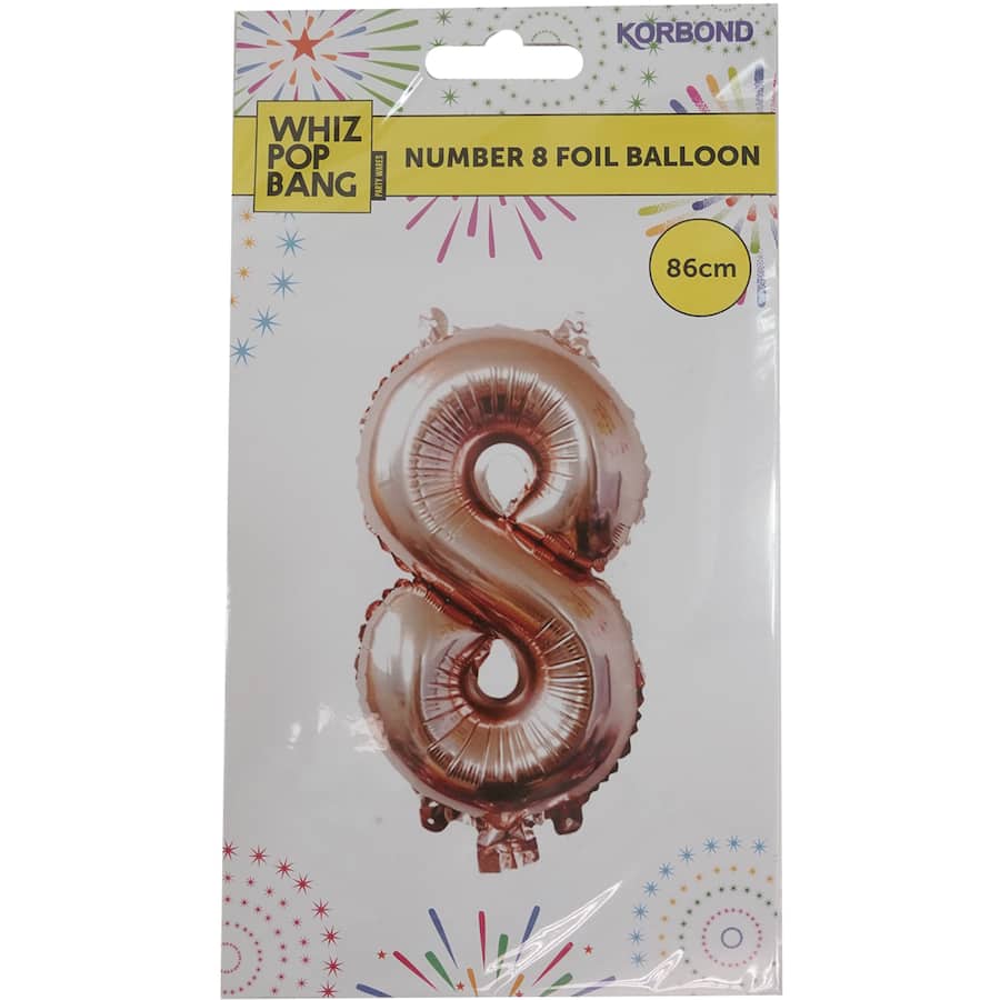 Whiz Pop Bang Balloons Foil 8