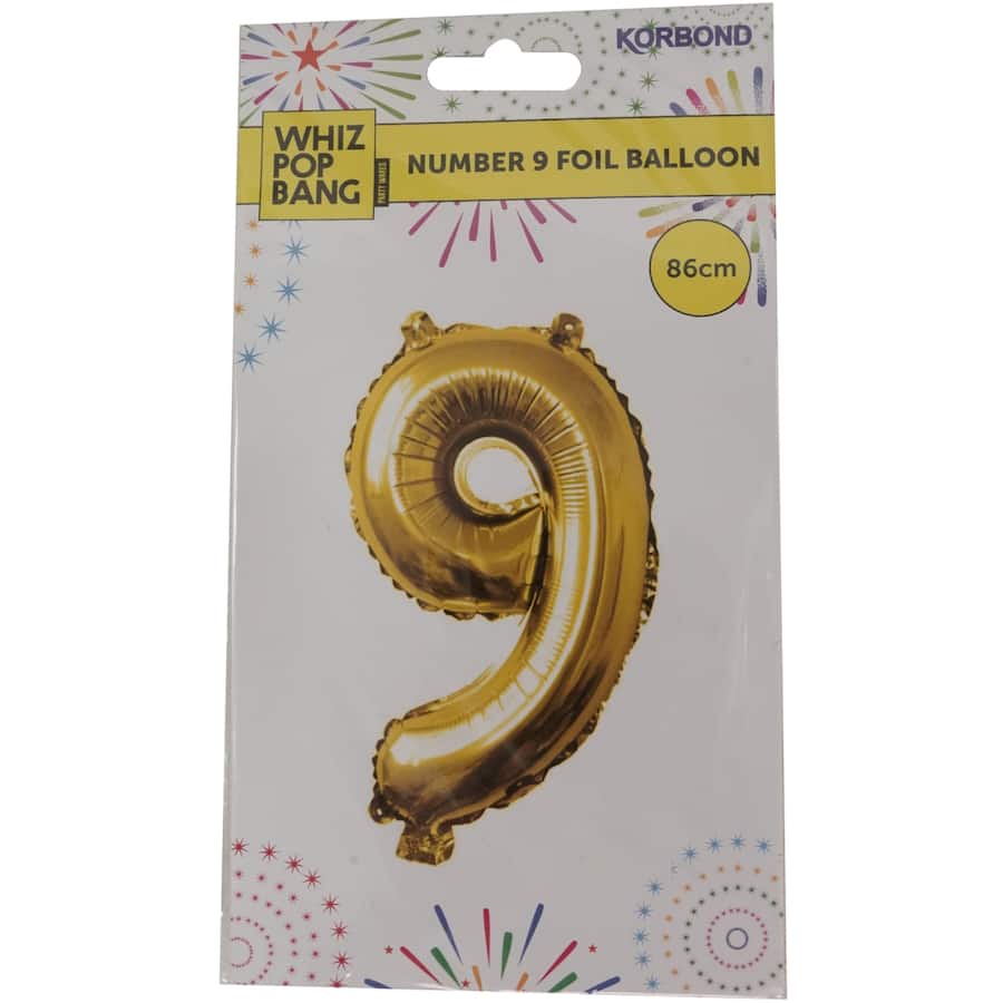 Whiz Pop Bang Balloons Foil 9