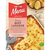 On The Menu Frozen Meal Beef Lasagne
