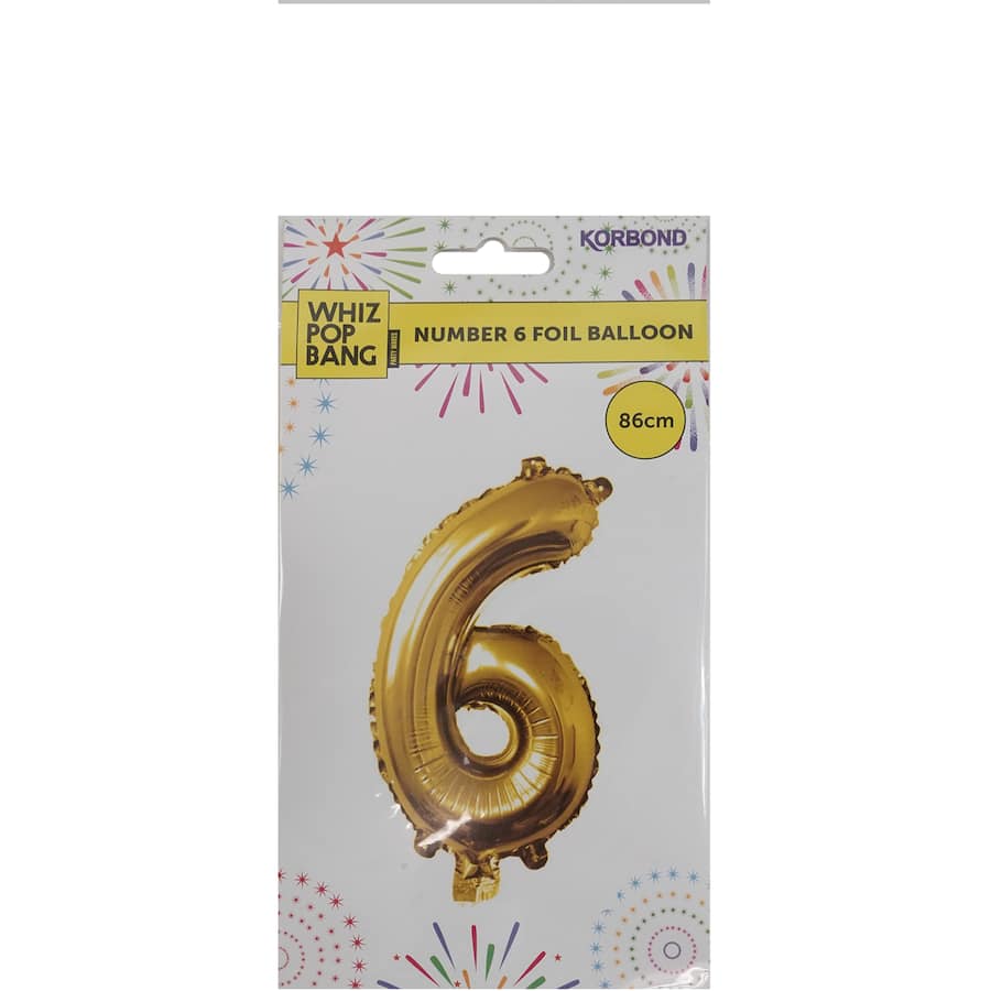 Whiz Pop Bang Balloons Foil 6