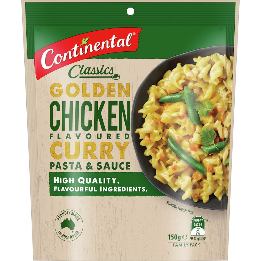 Continental Pasta & Sauce Chicken Curry