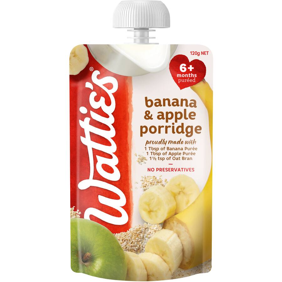 Buy Wattie's Baby Food 6+ Months Banana Apple Porridge online at