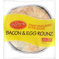 La Baguette Chilled Family Pie Bacon & Egg Rounz