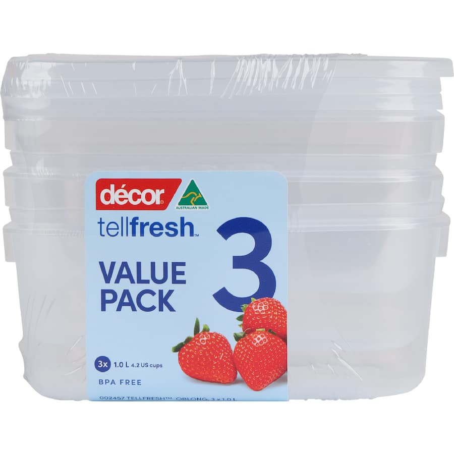 Decor Tellfresh Container Oblong