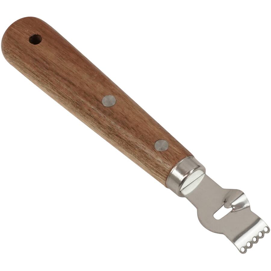 Food Guru Zester Stainless Steel/Acacia Handle