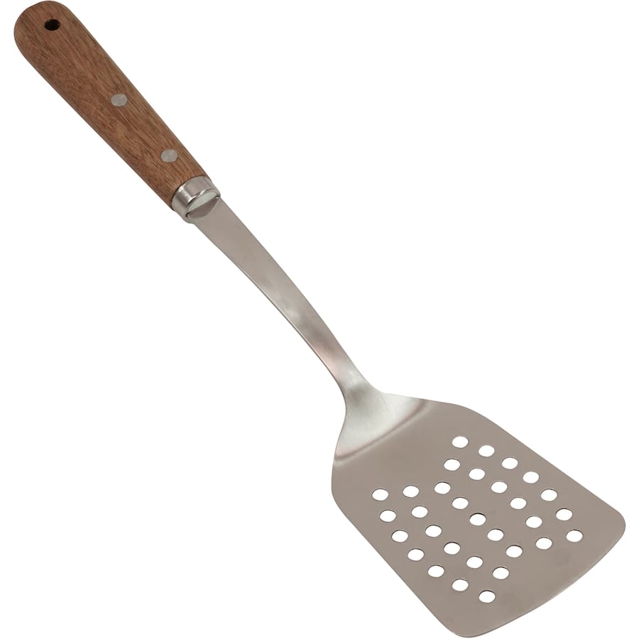 Food Guru Slotted Turner With Acacia Handle