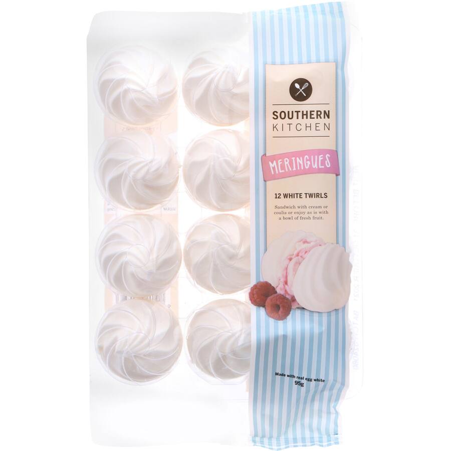 Southern Kitchen Meringues White Twirls