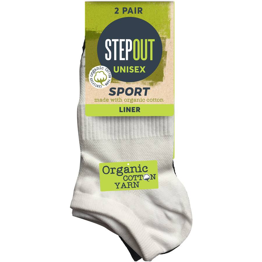 Stepout Nature Socks Organic Cotton Liner Sz35-38