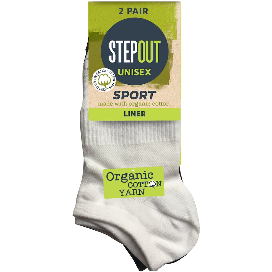 Stepout Nature Socks Organic Cotton Liner Sz39-43.5