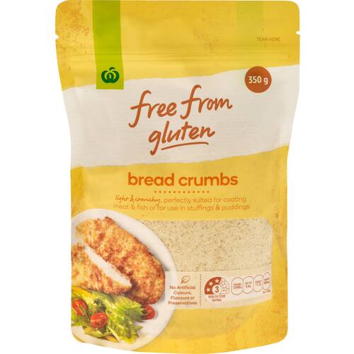Free From Gluten Breadcrumbs 350g bunch