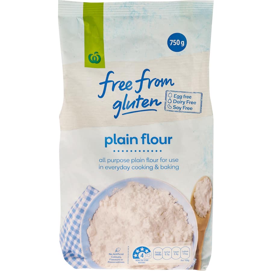 Buy Woolworths Free From Gluten Plain Flour Plain online at
