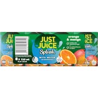 Just Juice Splash Orange & Mango Fruit Juice (8pk)