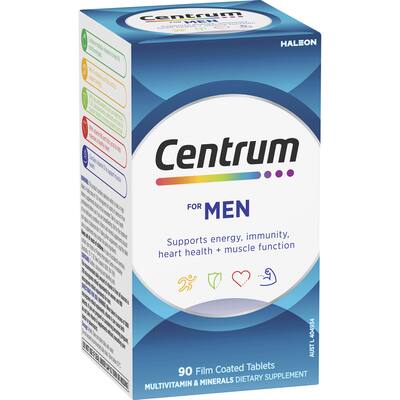 centrum men daily multivitamin supplement