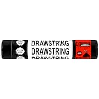 big black sacks rubbish bags drawstring x-large