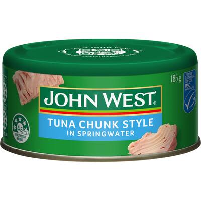 john west tuna in spring water