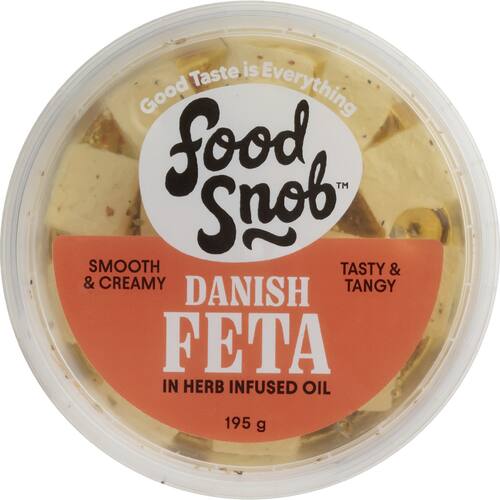 Food Snob Fresh Cheese Danish Marinated Feta