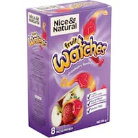 Nice & Natural Watches Strawberry Flavour Fruit Snacks 136g
