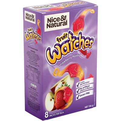 nice & natural fruit snacks watches