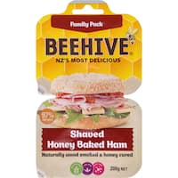 beehive ham shaved honey baked 2 x 100g pks (200g)