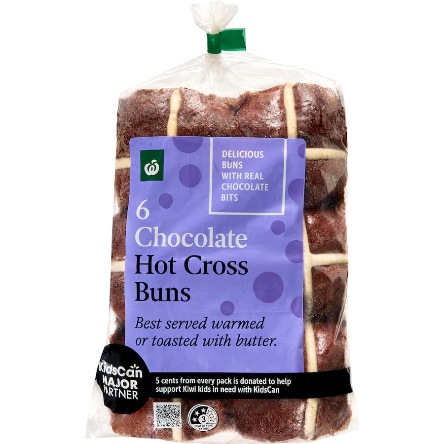 Chocolate Hot Cross Bun