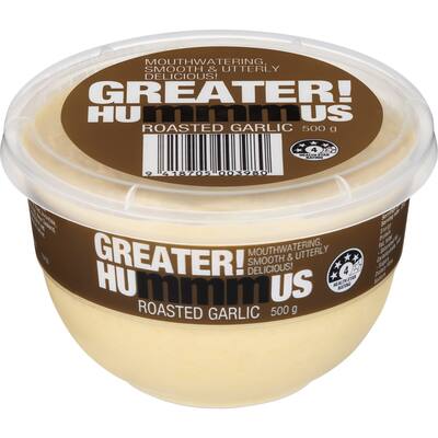 greater hummus roasted garlic