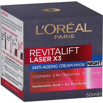 loreal revitalift night cream laser x3