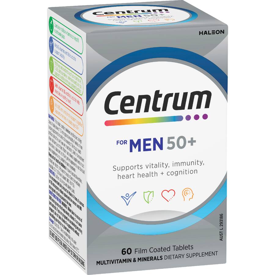 Centrum Men 50+ Daily Multivitamin Supplements