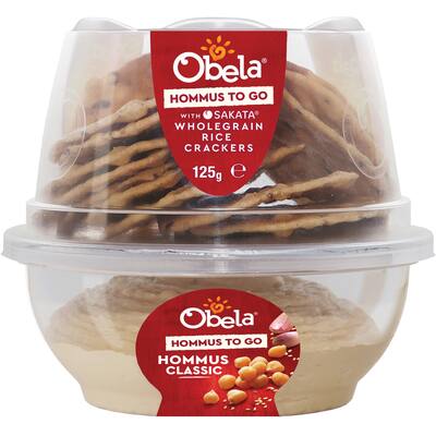 obela grab & go hummus classic