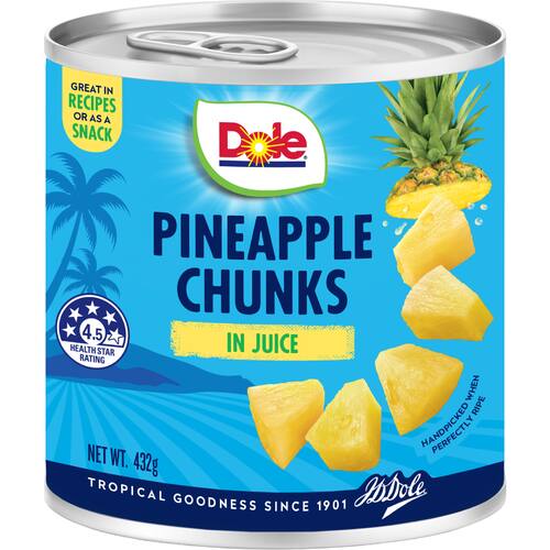 Dole Pineapple Chunks In Juice