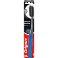 colgate slim soft toothbrush charcoal slim tip soft bristle