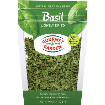 gourmet garden fresh vegetable basil lightly dried