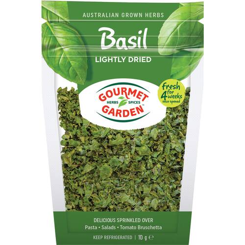 Gourmet Garden Fresh Vegetable Basil Lightly Dried