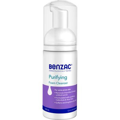 benzac cleanser foam