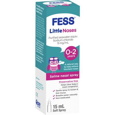fess saline nasal spray little noses