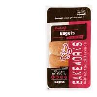 Bakeworks Bagels Plain Gluten Free 360G