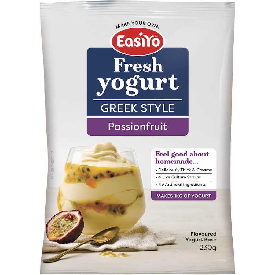 Easiyo Yoghurt Base Greek Style Passionfruit