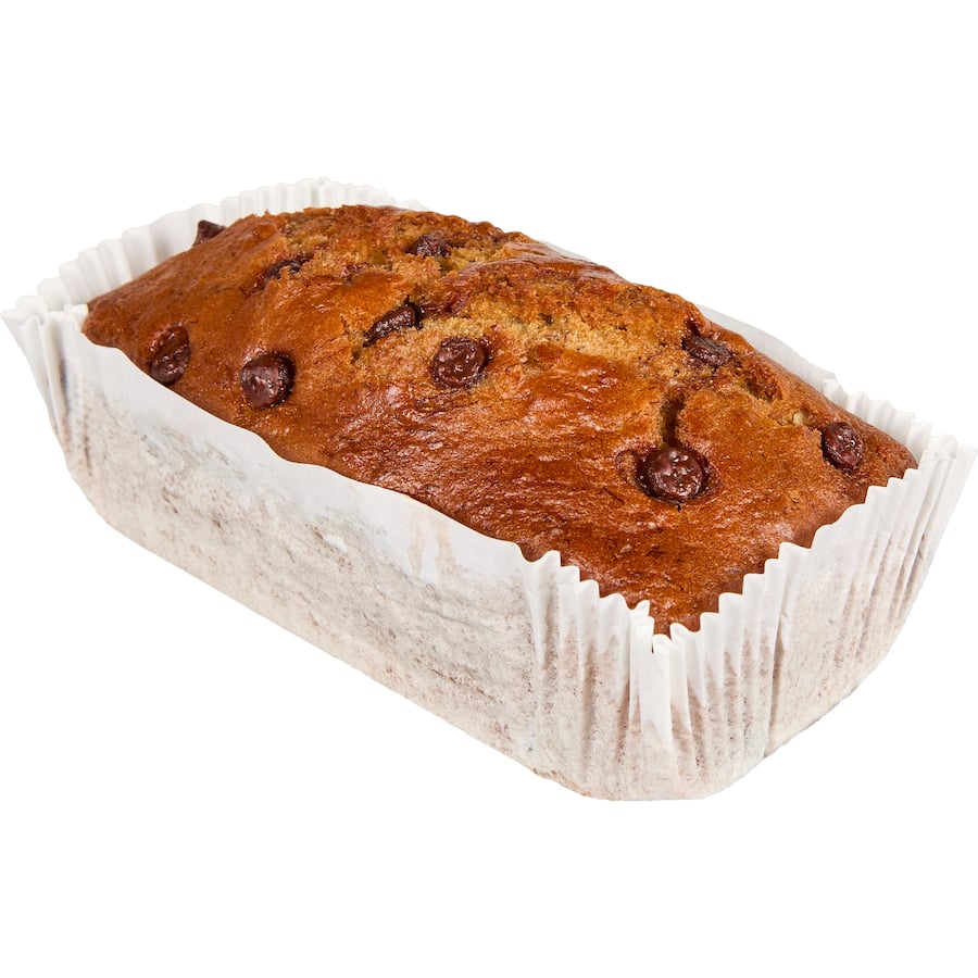 Woolworths Banana Bread Loaf Chocolate Topped